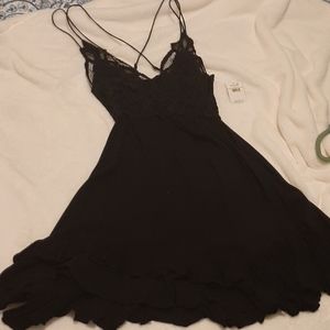 Free people criss-cross spaghetti strap dress